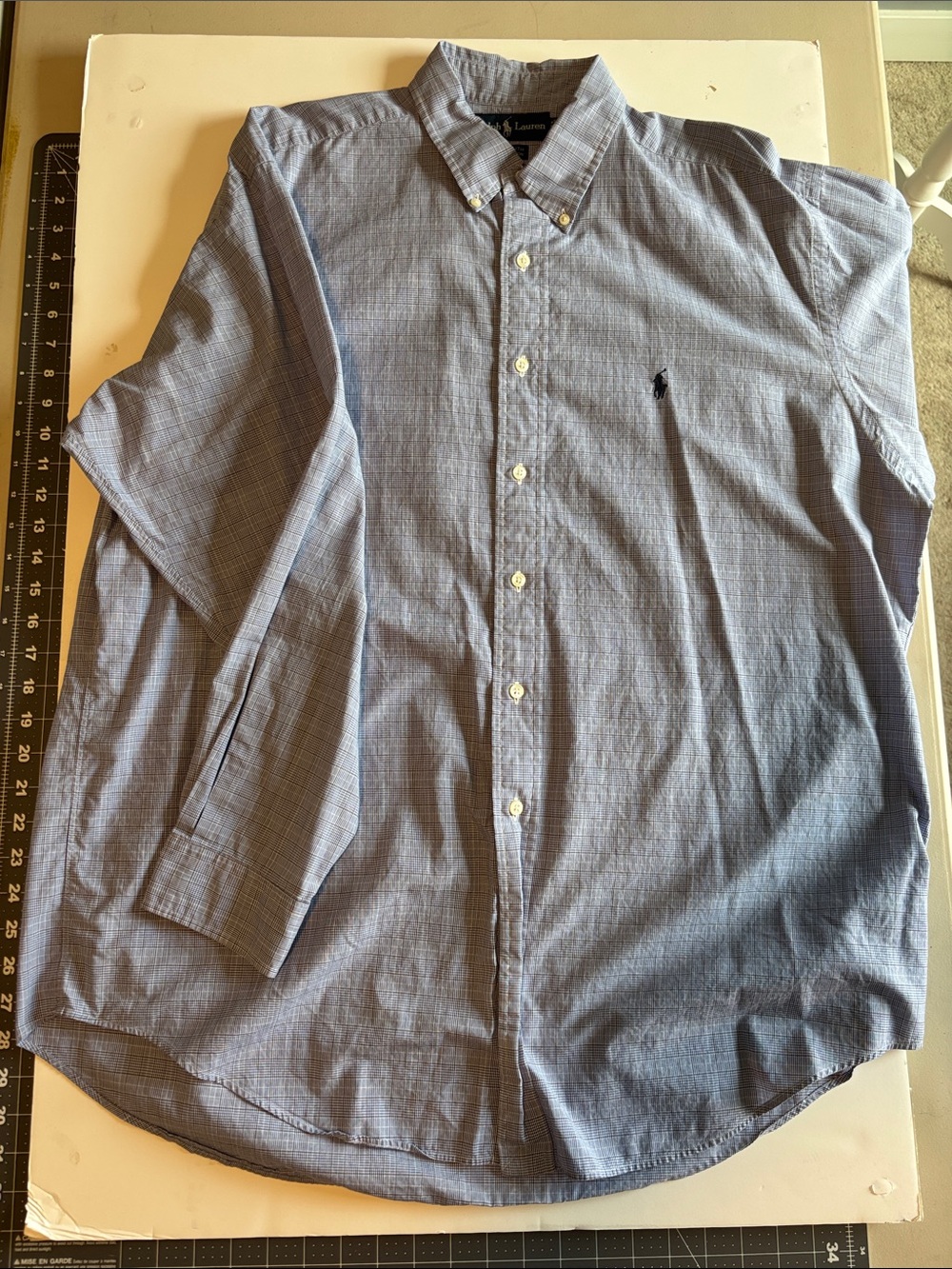 Polo by Ralph Lauren Light Blue Button-Down Dress Shirt